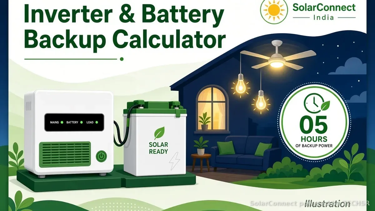 Solar inverter and battery backup for home
