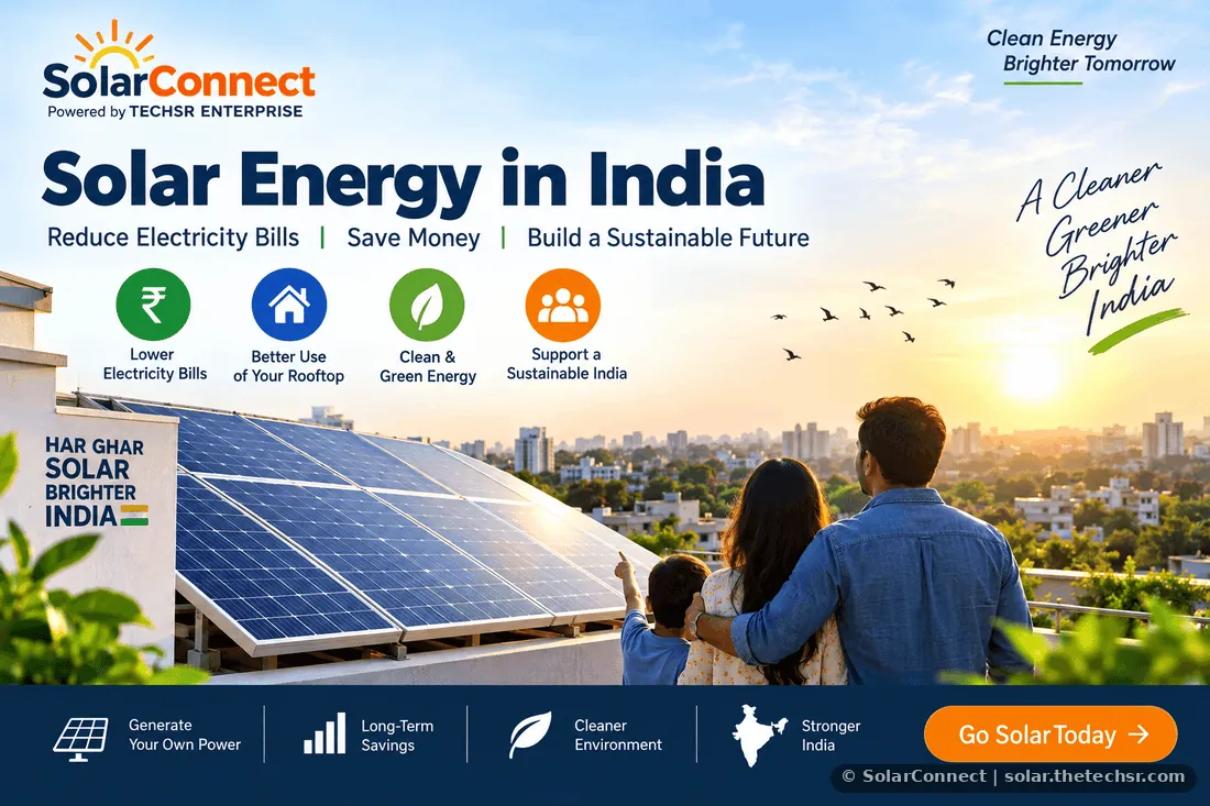 Solar Energy in India: How Rooftop Solar Can Reduce Electricity Bills and Build a Sustainable Future
