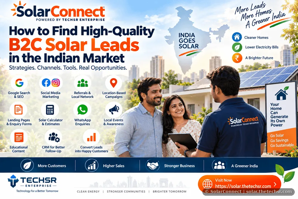 How to Find High-Quality B2C Solar Leads in the Indian Market