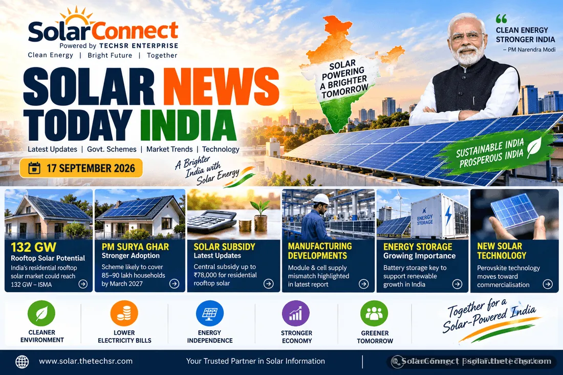 Rooftop Solar Growth, PM Surya Ghar & New Industry Updates