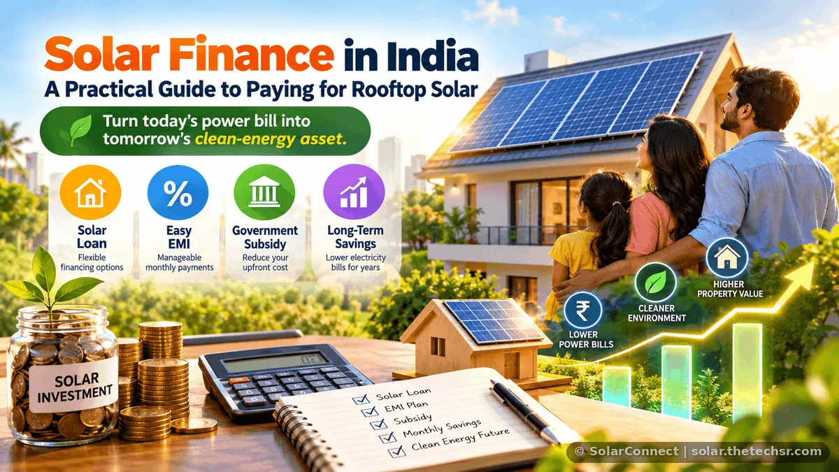 Solar Finance in India: A Practical Guide to Paying for Rooftop Solar