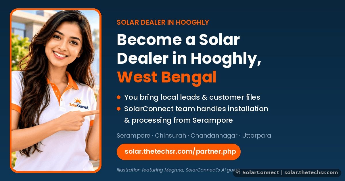 Become a solar dealer in Maharashtra: you bring local leads and customer files, the SolarConnect team handles installation